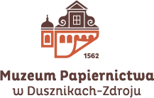 Logo Muzeum Papiernictwa w Dusznikach-Zdroju